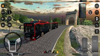 🚌ARTICULATED BUS - MY NEW BUS - BUS SIMULATOR 2023 GAMEPLAY screenshot 1