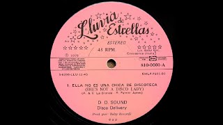 D.D. Sound - She's Not a Disco Lady (1979)