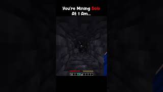Pov : You're Mining Solo At 1 Am... #minecraft minecraft #minecraftmemes #minecraftshorts #mlgclutch