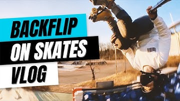 Backflip on Roller Skates Practice with Insta360 GO2 | Vlog & Review