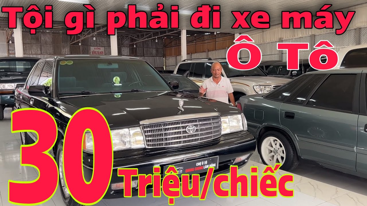 Ô Tô 30 triệu… Cập Nhật mẫu xe mới về - Giá rẻ - Báo giá tổng bãi 5 chỗ 7 chỗ chất đống 