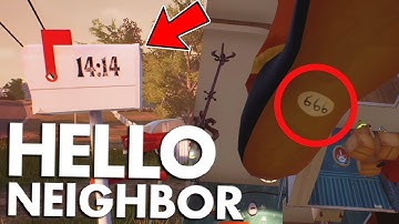 The Neighbor is the DEVIL!? & 14:14 SECRET Bible Message | Hello Neighbor