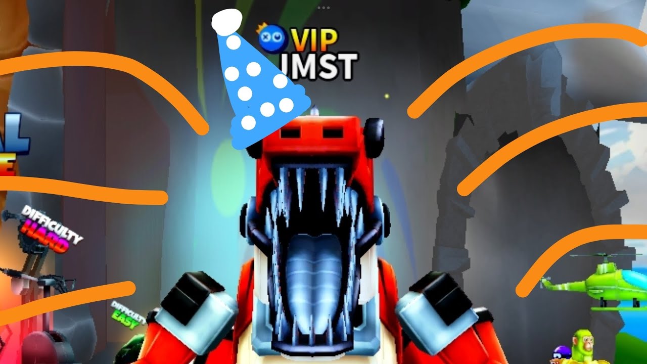 Testing my new mecha spinosaw morph in morph world!! [RMW] 