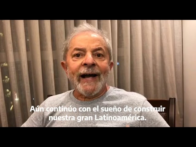 Saludo de Lula al Grupo de Puebla