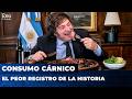 📉 🥩 ¿CUÁNTOS KILOS DE CARNE MENOS SE COMEN CON MILEI EN 2026?