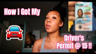 How I Got My Driving Permit At Age 15!!