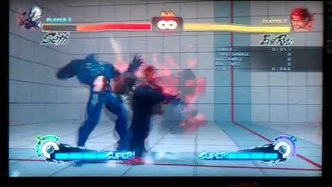 evil ryu kara axe kick ultra vs seth