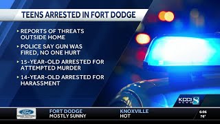 Fort Dodge teens charged in connection to shooting