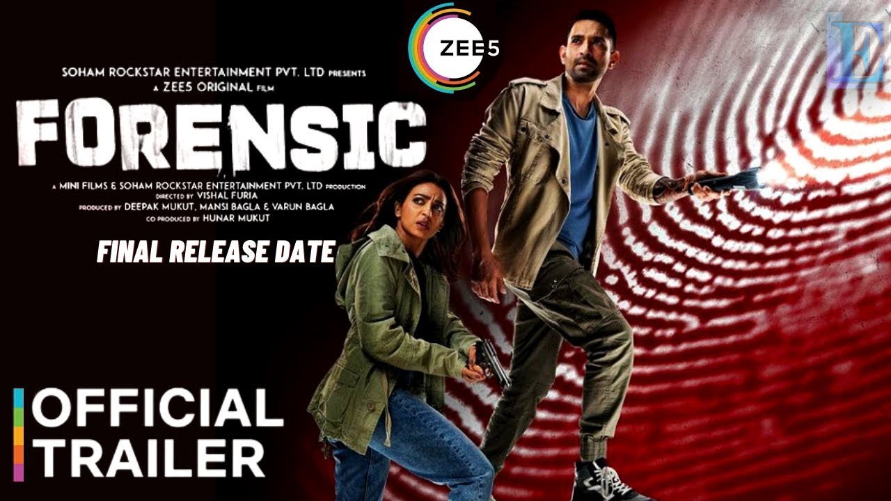 Forensic Official Trailer ZEE5 l Vikrant Messy, Radhika Apte l 24 June 2022