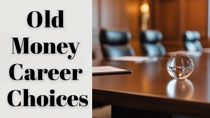 The Unwritten Rules of Career Choices in High Society