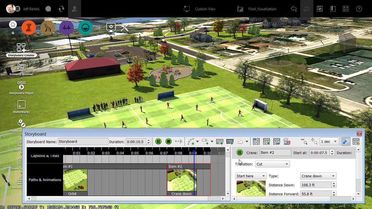 autodesk revit Creating a Fly Through Animation of a Proposed InfraWorks Design