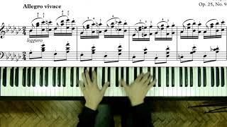 Chopin - Etude No. 21 - Butterfly Wings - Op. 25, No. 9 - 1,290,000pts