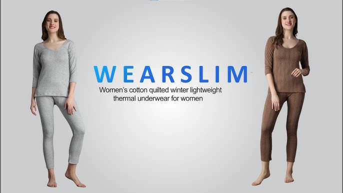 Wearslim® Women's Cotton Quilted Winter Lightweight Thermal