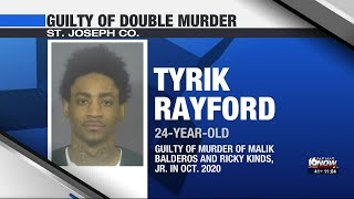 24-year-old man found guilty in fatal shooting that killed 2 South Bend men