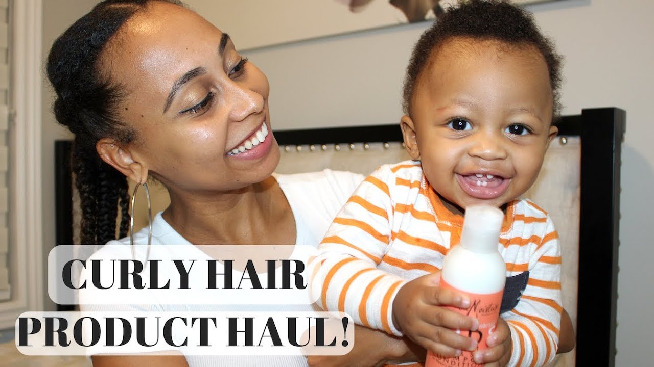 HAUL NEW CURLY HAIR PRODUCTS FOR BABY AND I YouTube