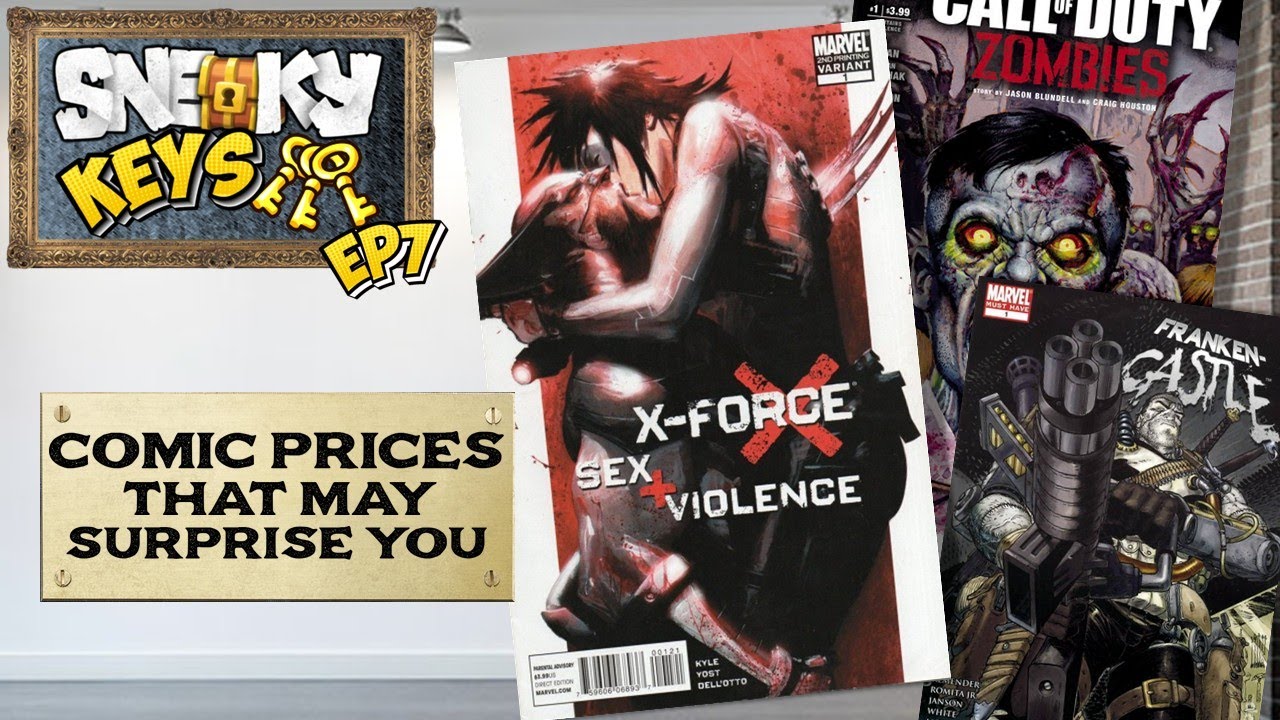 Comic Prices that may Surprise You 🗝️  Zombies, Sex & Violence, & More 🗝️ Sneaky Keys Ep7