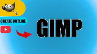 How to Create Text Outline in GIMP | Easy & Professional GIMP Tutorial