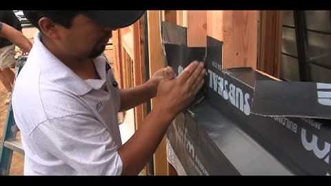 How to flash a window in a 2 inch recess framing condition_by TLS Laboratories_