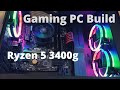 Ryzen 5 3400g Gaming PC | RX Vega 11 Graphics | NZXT mid-tower case | 16gb 3200 MHz Ram