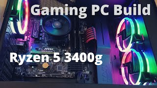 Ryzen 5 3400g Gaming PC | RX Vega 11 Graphics | NZXT mid-tower case | 16gb 3200 MHz Ram