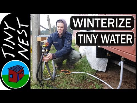 Winterizing Tiny House Water Supply
