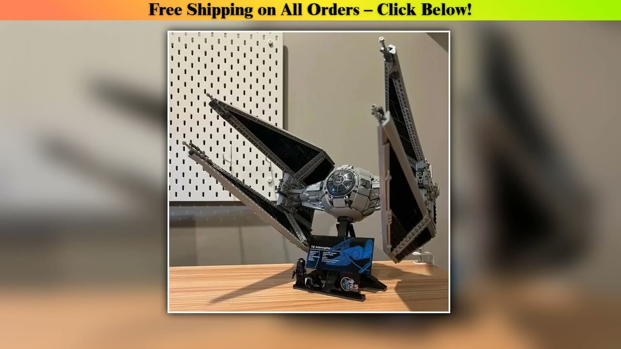 New 1931Pcs TIE Interceptors Spaceship Bricks Model Kits Building Blocks Modified Imperial