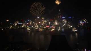 20131231-20140101 香港維多利亞港跨年煙火