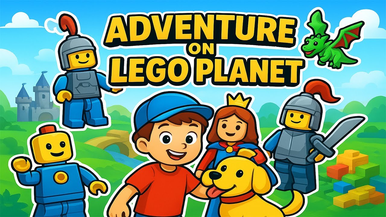 LEGO Time Travel Mission | Leo and Poppy’s Big Adventure 🧒🐶⏳🧱