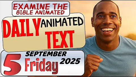 JW DAILY ANIMATED TEXT 🔵OVERCOME OBSTACLES. ✅ EXAMINE THE BIBLE ANIMATED