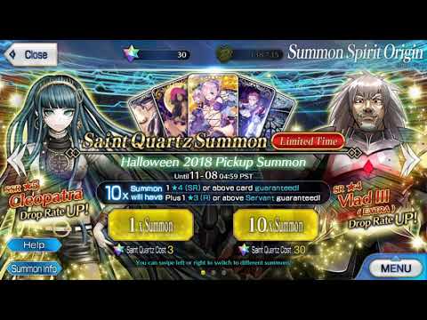 FGO: Hallowen 2018 Summoning