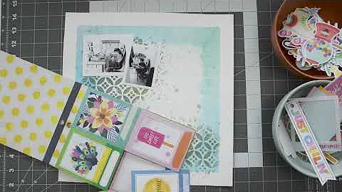 Scrapbook Layout with Sweet Rush | Vicki Boutin De...