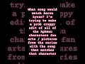 Comment any song ideas
