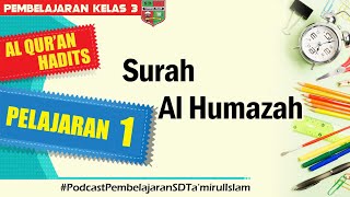 Al - Qur'an Hadits kelas 3 - BAB 1 Surah Al-Humazah