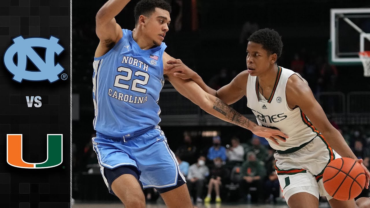 North Carolina vs. Miami Men's Basketball Highlights (2021-22) - YouTube