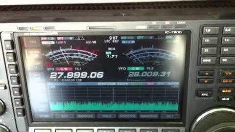 aircraft scatter of ON0EME by on7un ( direct and reflected signal )