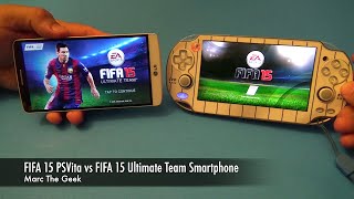 Fifa 15 Psvita Vs Fifa 15 Ultimate Team Smartphone Lg G3 Youtube