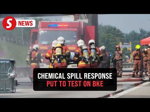 Emergency agencies stage chemical spill drill on BKE