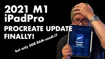 Procreate UPDATE for M1 - 5gig RAM only???