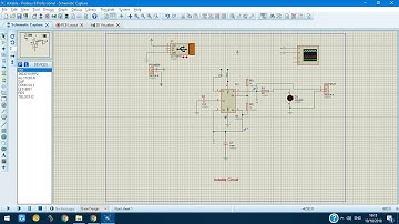 1- Proteus  schematic and simulation