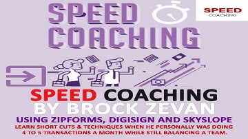 Learn Shortcuts & techniques using ZipForms, DigiSign and Skyslope | Speed Coaching by Brock Zevan
