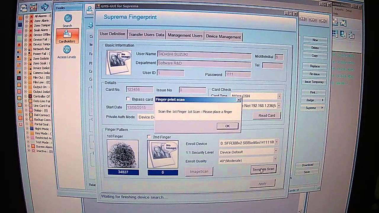 PACOM GMS for Suprema
