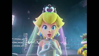 Princess Peach and Tiara are saved cutscene: Super Mario Odyssey!