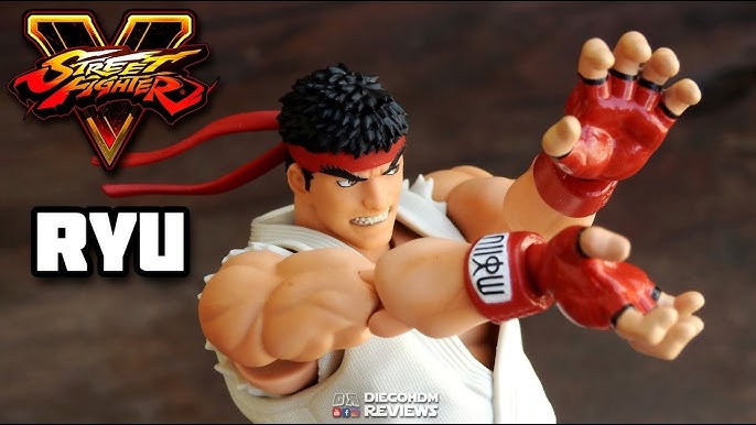 Boneco Ryu: Street Fighter V S.H Figuarts - Bandai - Toyshow Tudo de Marvel  DC Netflix Geek Funko Pop Colecionáveis