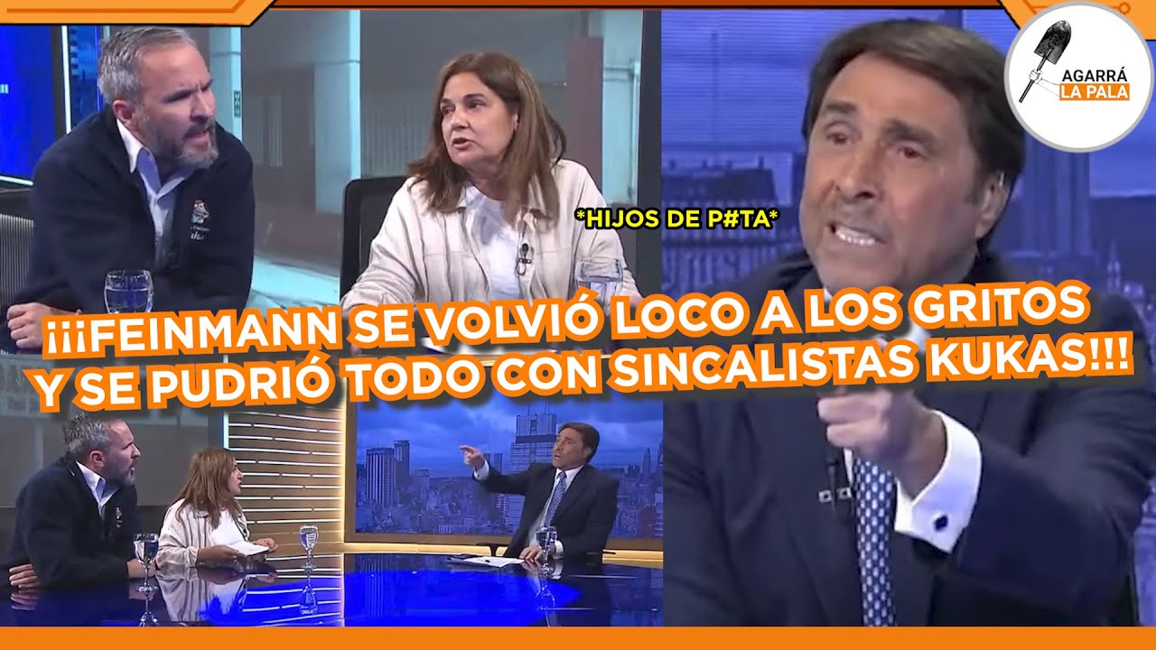 FEINMANN SE VOLVIÓ LOCO, CRUZÓ A SINDICALISTAS DEL GARRAHAN Y SE PUDRIÓ TODO A LOS GRITOS COMO NUNCA