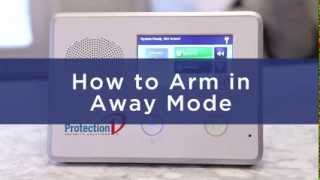 How to Arm Your 2GIG Alarm System In Away Mode | Protection 1
