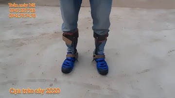 Trèo cây dễ dàng với bộ cựa trèo cây 2020 dụng cụ hỗ trợ trèo cây giá rẻ 0947207718