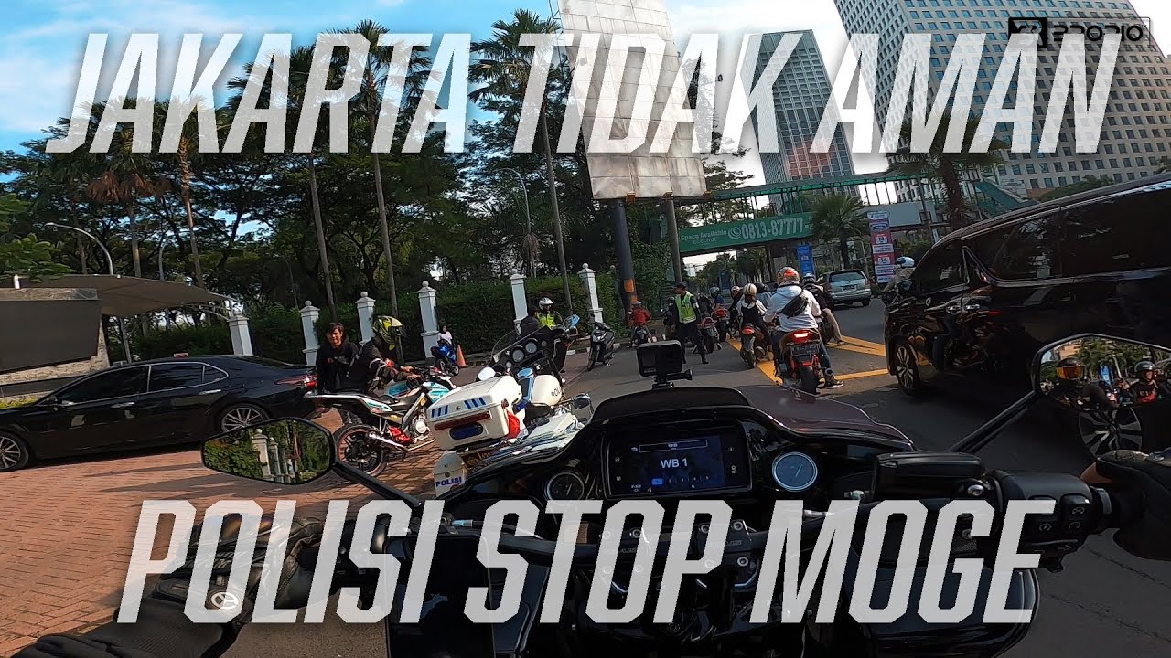 Moge Di Jakarta Di Stop Polisi Juga | Motovlog 328