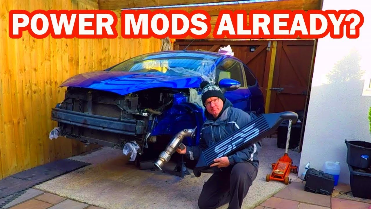 Big intercooler and sports cat. Crashed FIESTA ST PART 4