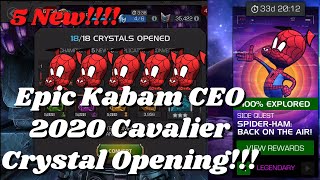 Epic CEO 2020 Cavalier Crystal Opening!!! 100% Back on the Air Quest - Marvel Contest of Champions