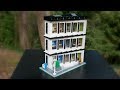 Custom LEGO Modular Engineering Headquarters Office Building MOC⎪Using the Angled Building Technique